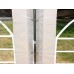 GAZEBO 10x4 ZINCATO PVC IMPERMEABILE - SERIE RINFORZATA COMPLETO - BIANCO